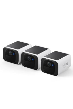 eufy Security S220 SoloCam 3-Cam Pack - Solar Charging, 2K Resolution, Day and Night Clarity