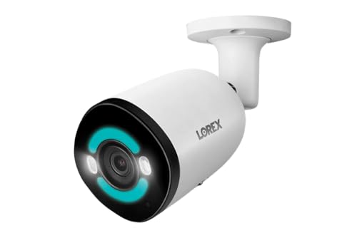 Lorex H30-4K+ 12MP IP Wired Bullet Security Camera - Smart Lighting and Motion Detection