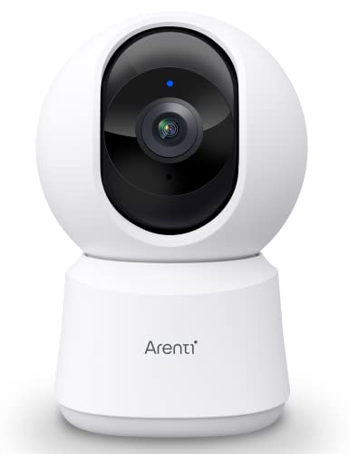 ARENTI 5GHz WiFi Camera - 4MP Plug-in Pet Dog Camera, Baby Home Cam, 2.4G/5G Dual-Band