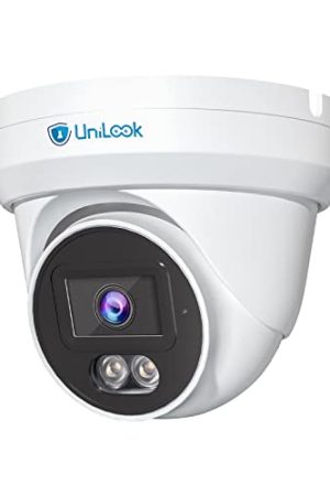 UNILOOK 4MP IP PoE Turret Camera with Audio