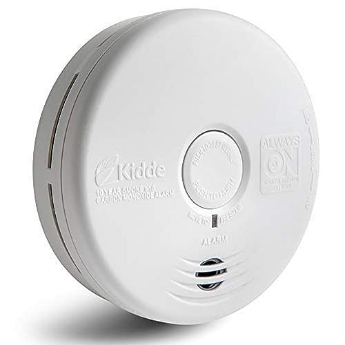 Kidde 2-in-1 Smoke and Carbon Monoxide Detector: Reliable 10-Year Battery, Photoelectric Sensor, and UL Certified Protection