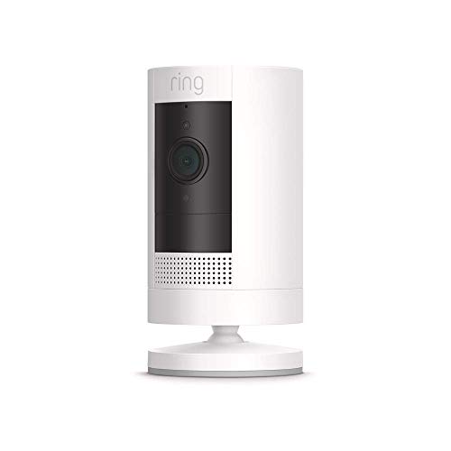 Ring Stick Up Cam Battery - Color Night Vision, Two-Way Talk, and Seamless Alexa Integration