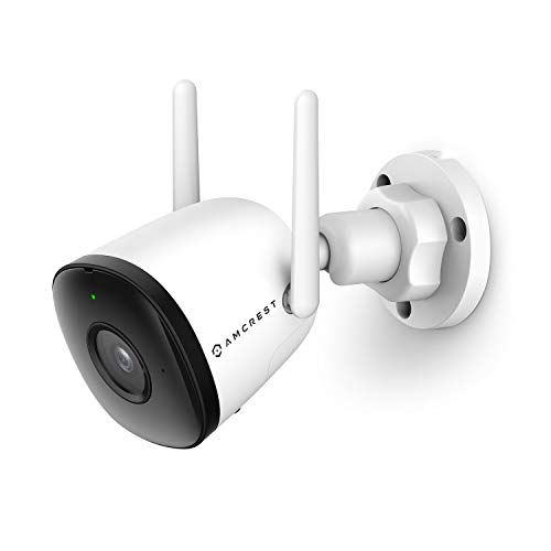 Amcrest 1080P WiFi Camera Outdoor - Smart 2MP Bullet IP Camera with Night Vision and 256GB MicroSD Storage