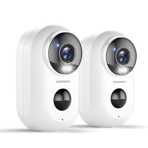 2K Wireless Outdoor Security Cameras with AI Detection, Magnetic Mount