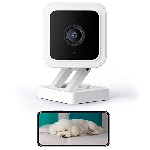 WYZE Cam v3 - 1080P Wired Indoor/Outdoor Camera for Pet, Baby, Dogs & Cats Monitoring, Compatible with Alexa & Google Home