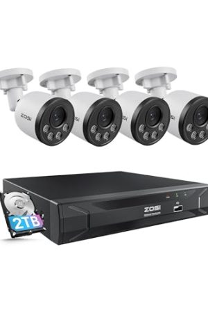 Experience Crystal Clear Security with 5MP 8CH PoE