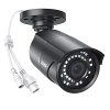 ZOSI 5MP 3K Add-on POE Camera - 120ft Night Vision, IP66 Weatherproof, Exclusively Compatible with ZOSI PoE NVR