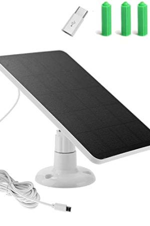 4W Solar Panel - Efficient Power Solution for Wireless Outdoor Security Cameras