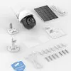 AOSU Solar Security Camera: 3K/5MP Wireless Outdoor System with Panoramic PTZ, Auto Tracking, Night Vision, and Two-Way Talk - Image 8
