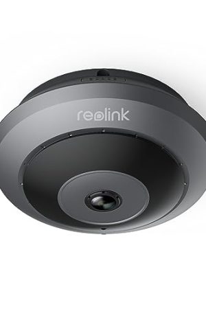 Reolink PoE IP Fisheye Camera: 360° View, 6MP High Resolution, Smart Human Detection, and Two-Way Talk - FE-P