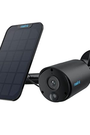 2K Cameras for Home Security Outside, Argus Eco-B+Solar Panel