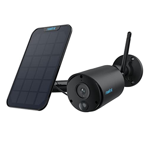 2K Cameras for Home Security Outside, Argus Eco-B+Solar Panel