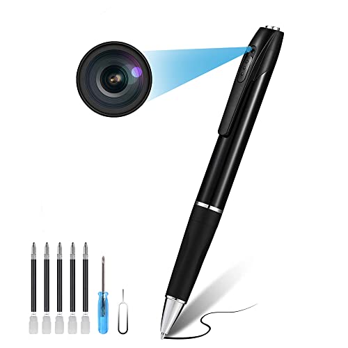 32GB Hidden Camera - 2023 Upgraded Spy Pen Camera FHD1080P, 180 Minutes Battery