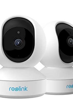 REOLINK Cameras for Home Security - 4MP PT Plug-in Indoor Wireless Security Camera, 2.4/5Ghz WiFi, Auto Tracking, Night Vision