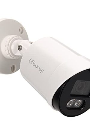 Lifoarey 5MP Outdoor Camera - Crystal Clear Full-Time Color, 24/7 Recording, and 100ft Colorful Night Vision