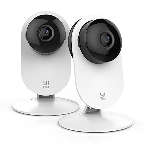 YI Pro 2K Camera - 2pcs Set for Crystal Clear Monitoring and Smart AI Detection