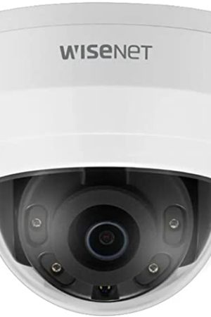 Hanwha QND-8010R 5 MP Network IR Dome Camera - Crystal Clear Surveillance for Indoor Spaces with 2.8mm Lens