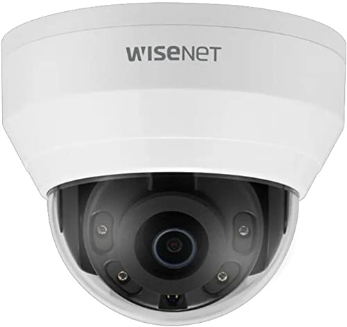Hanwha QND-8010R 5 MP Network IR Dome Camera - Crystal Clear Surveillance for Indoor Spaces with 2.8mm Lens