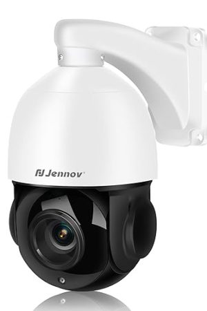 4K 8MP Outdoor PTZ IP POE Camera: Auto Tracking, 20X Optical Zoom, Human Detection