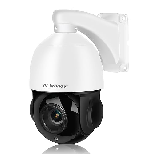 4K 8MP Outdoor PTZ IP POE Camera: Auto Tracking, 20X Optical Zoom, Human Detection