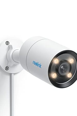 Reolink CX410 2K Outdoor PoE Security Camera: True Color Night Vision, Adjustable Warm Light, Built-in Siren, 2-Way Talk - Illuminate & Secure Your Outdoors