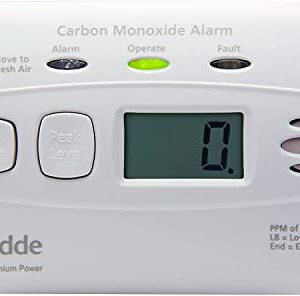 Carbon Monoxide Detector: 10-Year Battery, Digital