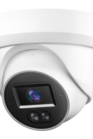 ForWch 4MP POE IP Camera - Outdoor Indoor Turret Security Surveillance, 90FT Night Vision, IP66 Waterproof