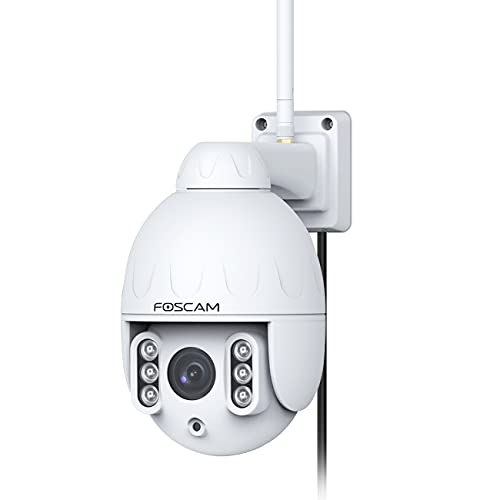FOSCAM HT2 1080p Outdoor WiFi PTZ IP Camera – 4X Optical Zoom, 2-Way Audio