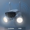 Duo Floodlight Camera - 4K Dual-Lens Outdoor Security Camera, Color Night Vision, Smart Detection, Siren Alarm, 180° Panorama, 2.4G/5GHz Dual-Band WiFi - Image 6