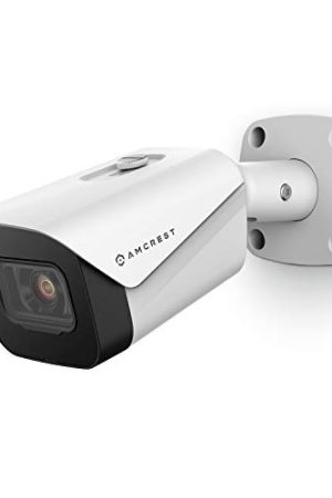 Amcrest UltraHD 4K Outdoor Bullet POE IP Camera – Night Vision, Weatherproof, MicroSD Recording