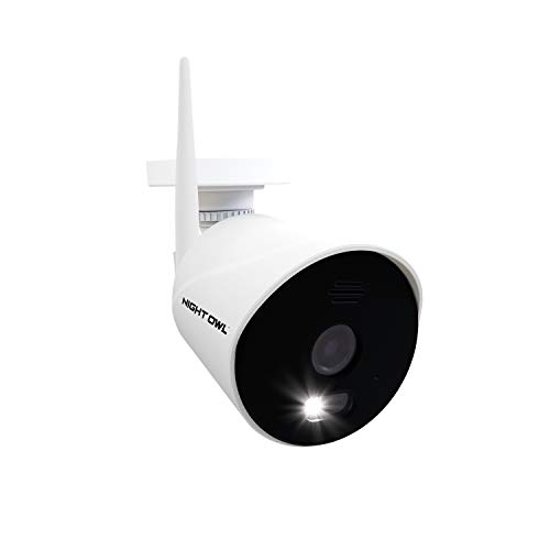 Night Owl AC Powered 1080p HD Wi-Fi IP Camera: Night Vision, 2-Way Audio, Spotlight, and Free Remote Viewing