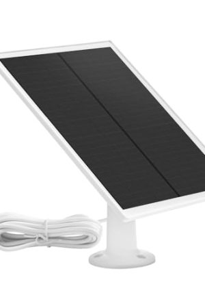 6W Solar Panel Charger with 360° Mounting for Outdoor Security Cameras