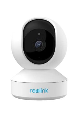 REOLINK 4MP Indoor Security Camera - E1 Pro Plug-in Pet Camera, 2.4/5 GHz WiFi, 360 Degree Baby/Dog Monitor with Auto Tracking