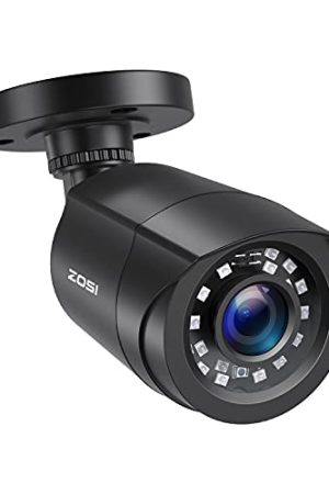 ZOSI 2.0MP 1080p 1920TVL Outdoor Indoor Security Camera - Hybrid 4-in-1 TVI/CVI/AHD/CVBS CCTV Camera, 80ft IR Night Vision Weatherproof for 960H