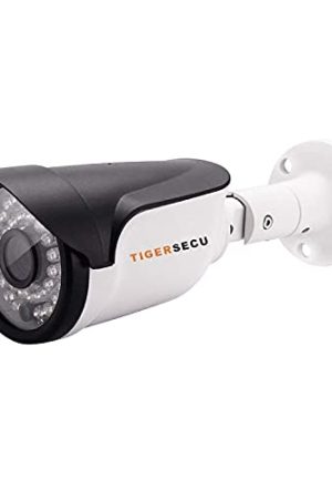 TIGERSECU Super HD 1080P Hybrid 4-in-1 Security Camera – Ultimate Versatility for TVI/CVI/AHD/D1 DVRs, Indoor/Outdoor Weatherproof Design