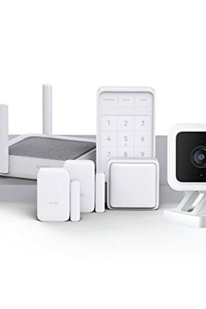 Wyze Home Security System Sense v2 Core Kit with Hub, Keypad, Motion, Entry Sensors (2) and Wyze Cam v3 Indoor/Outdoor Camera