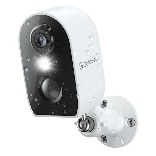 GALAYOU Wireless Outdoor Security Camera - 2K Battery Powered WiFi Surveillance Indoor Camera