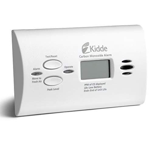 Kidde Carbon Monoxide Detector – AA Battery Powered with LED Indicators for Portable Safety