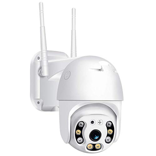 360° Pan Tilt Outdoor Camera | 1080P Home WiFi IP Cam with Two-Way Audio, Motion Detection, and Night Vision
