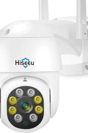 360° Vision & 3MP HD Imaging: Smart Outdoor Security Camera