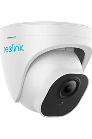 REOLINK Security Camera Outdoor: Smart Human/Vehicle Detection, 5MP HD IR Night Vision, Time-Lapse, PoE Dome Camera, RLC-520A