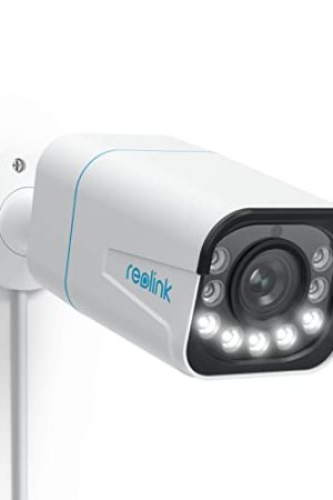 REOLINK RLC-811A PoE IP Security Camera 4K - 128° Wide Angle, 5X Optical Zoom, Color Night Vision