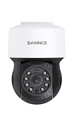 SANNCE 1080P PT Dome Camera: Professional Pan/Tilt 360° Digital Zoom Outdoor Security with 30M Night Vision