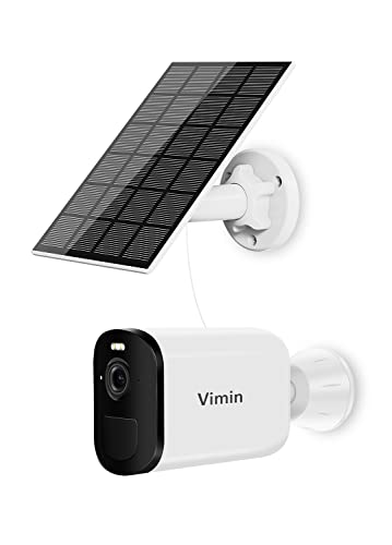 Solar Battery Powered Wireless Cameras with 2K HD, AI Motion Detection, and Two-Way Talk