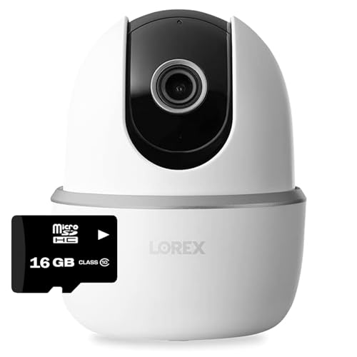 Home Security with Smart Indoor Pan/Tilt Wi-Fi Camera