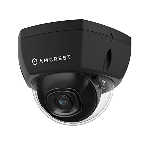 Amcrest UltraHD 4K (8MP) Outdoor Security POE IP Dome Camera | 98ft Night Vision, 2.8mm Lens, IP67 Weatherproof
