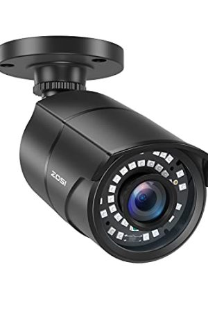 ZOSI 2MP HD 1080p 1920TVL Security Camera - Outdoor/Indoor, Hybrid 4-in-1 HD-CVI/TVI/AHD/960H Analog
