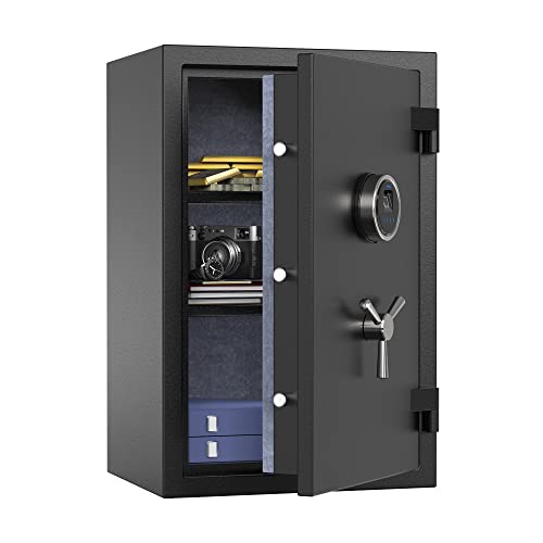 RPNB Fireproof Safe: Unparalleled Security with Biometric Fingerprint Technology and Flexible Interior Space