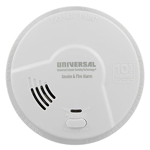 Universal Security Instruments MI3050SB 10-Year Tamper Proof Smoke and Fire Smart Alarm