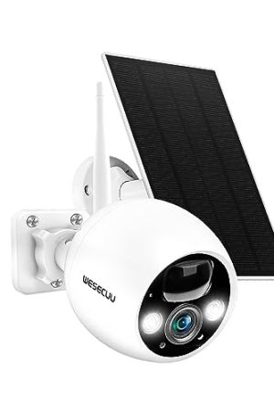 Secure Your Space with Solar-Powered 2K HD Wireless Outdoor Cameras